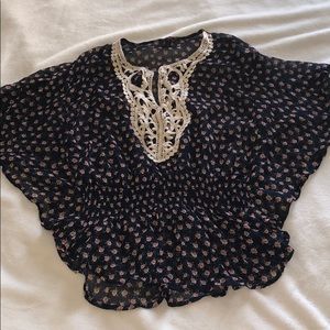 Flowery, flowy blouse